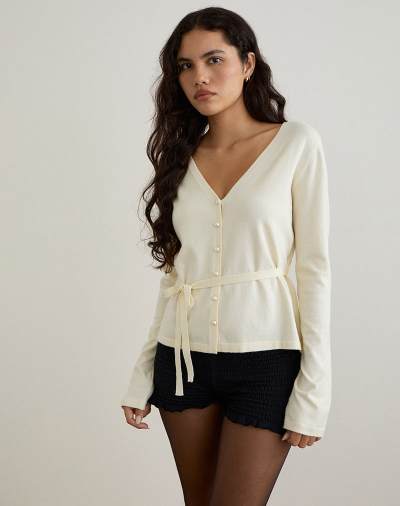 Green Sheer Knit Cardigan | Renisa – motelrocks-com-us
