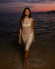 Image of Dudley Vest Top in Sequin Crochet Cream