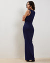 Image of Elinor Maxi Dress in Slinky Midnight Blue
