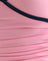Pink with Navy Binding