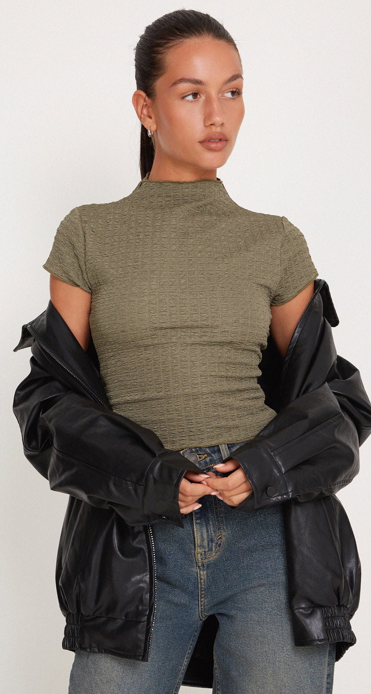 Elia Top - Khaki