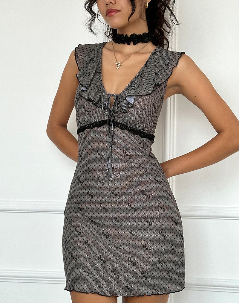 Queen of Heart Mesh Mini Dress Queen of Heart Mesh Mini Dress