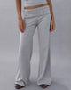 Image of Nevivi Foldover Trouser in Studded Grey Marl