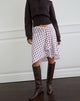 Image of Esmeray Midi Skirt in Retro Polka Dot