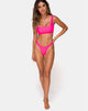 Image of Farida Bikini Bottom in Hot Pink