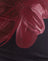 Black with Burgundy Watercolour Flower