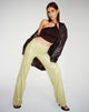 Image of Sanju Trouser in Drape Sequin Lime Green