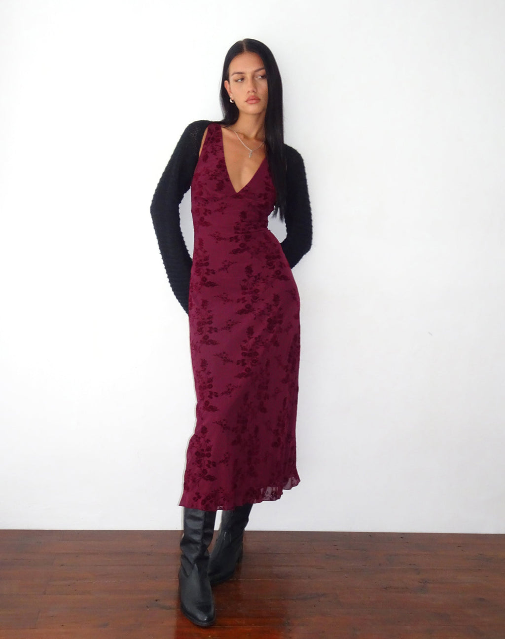 motel rocks prom dress Motel Rocks Cherry Red Long Dress Red Dress