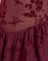 Botanical Flower Maroon
