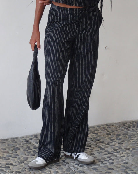 パンツ Stripe slacks 90's archive flare buggy GRABA-TROUSER-VIRAGO-JACKET-