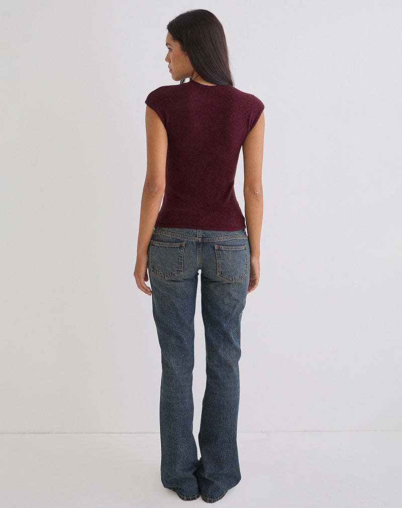 Image of Hanuva Top in Knit Berry