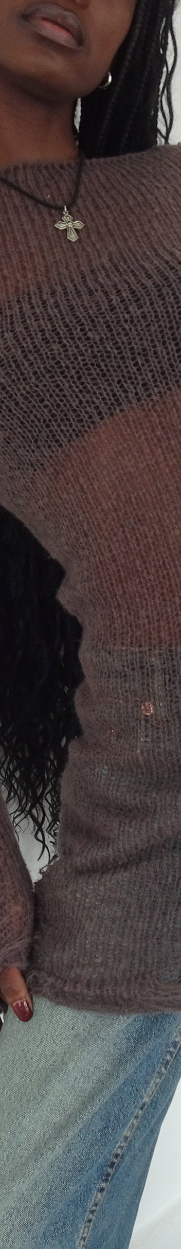 Maroon Distressed Knitted Mini Dress Harper motelrocks com us