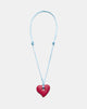 Image of Heart Necklace in Resin Red