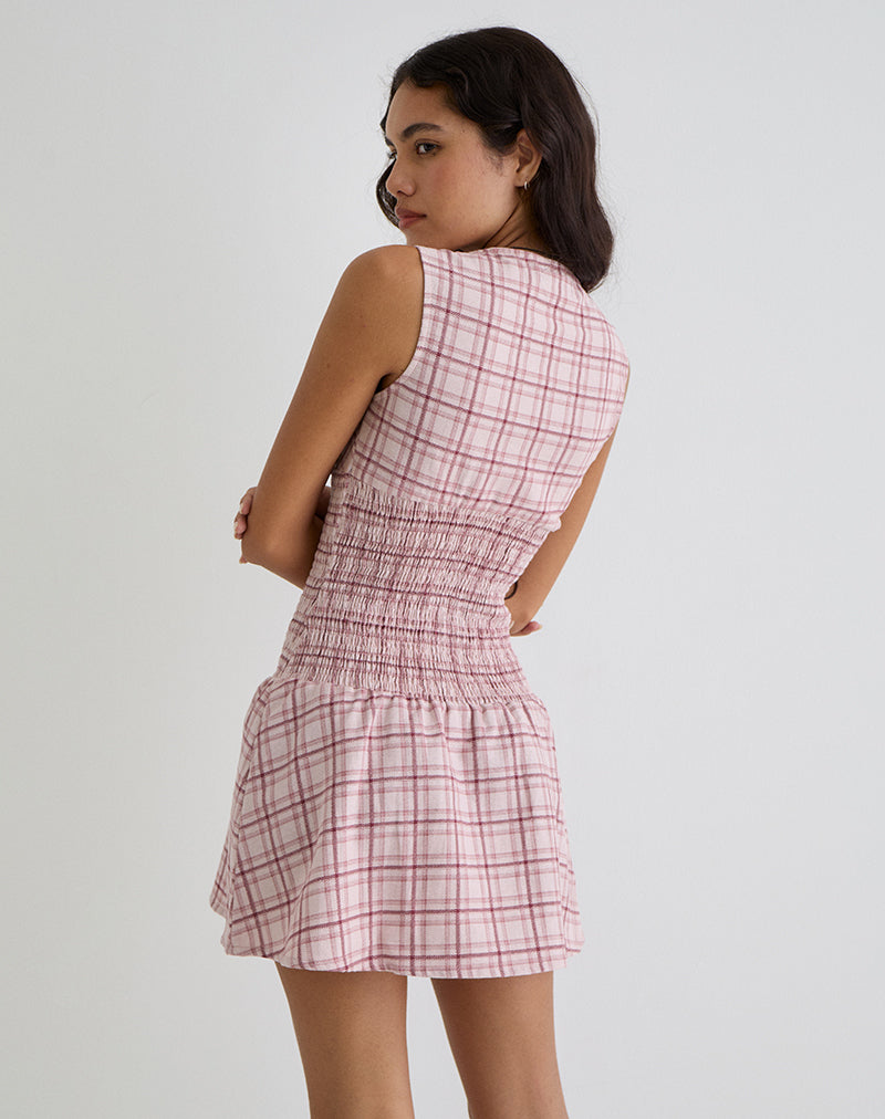 tartan mini dress NWT Anthropologie Maeve Red Tartan Plaid Puff Sleeve Mini Dress Size S