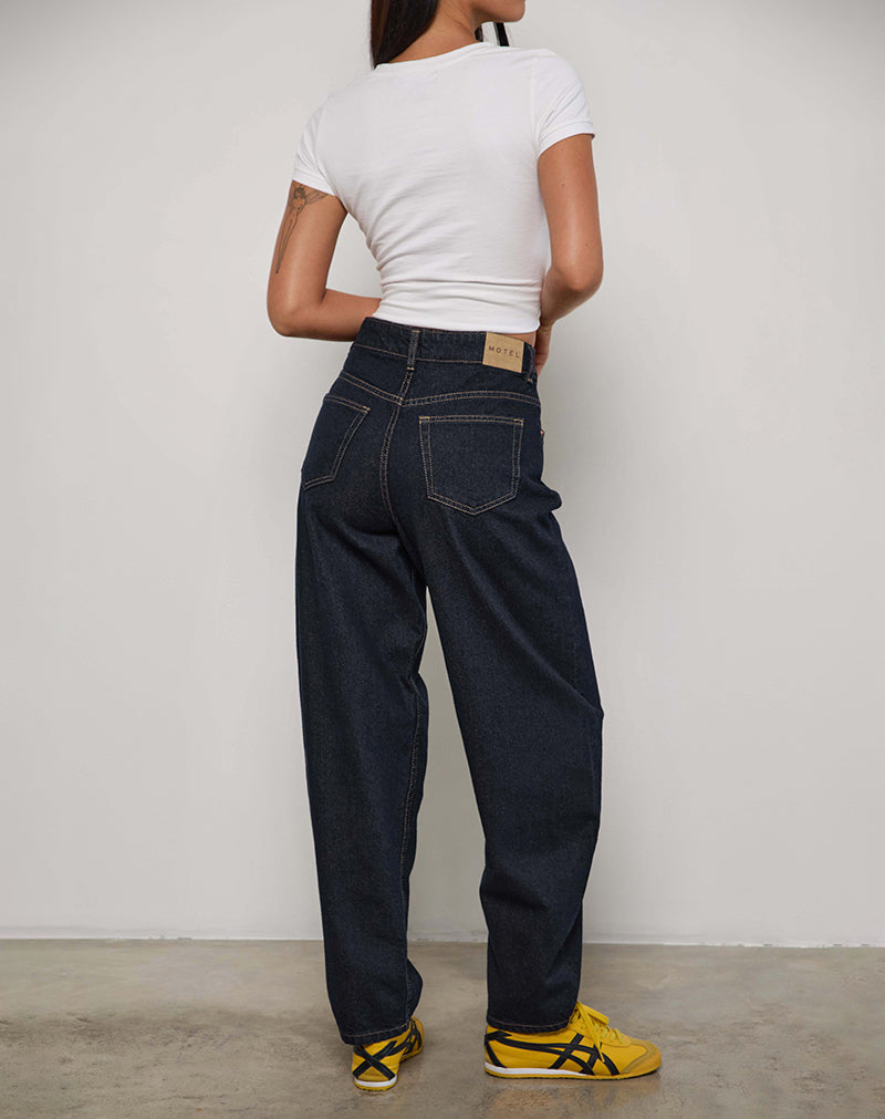 Velma High Rise Barrel Jean