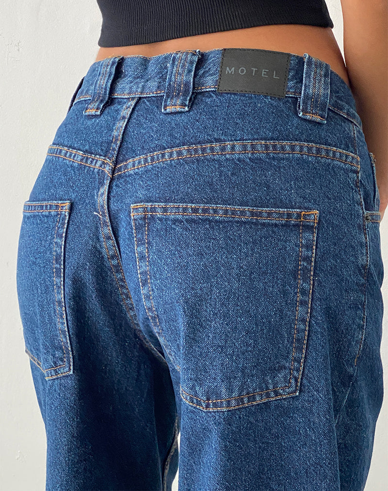 image of Low Rise Skater Shorts in Core Blue Stone