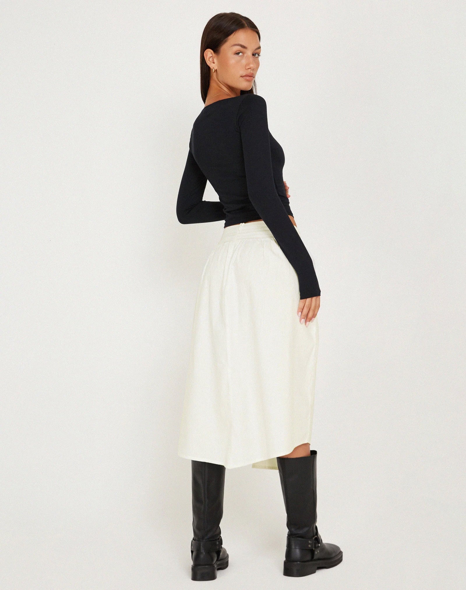 Pinto Kala Cotton Brown Wrap Skirt | Sepia Stories