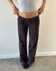 Image of Low Rise Parallel Trouser in Corduroy Shale