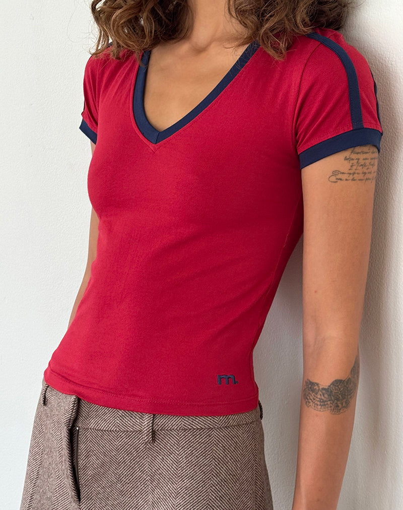Adrenalin Red Baby Tee | Izolde – motelrocks-com-us