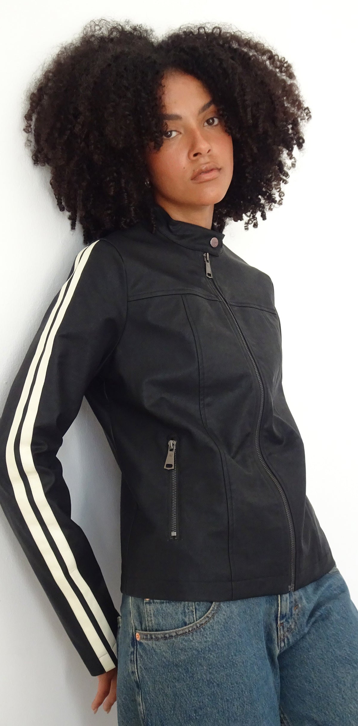 Jacqui White Multi Waves Pro Full Zip Jacket main image 0