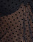 basic polka flock black