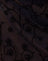 Black Dainty Floral FLock
