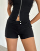 Image of Jarli Hot Pants in Stretch Tailoring Black