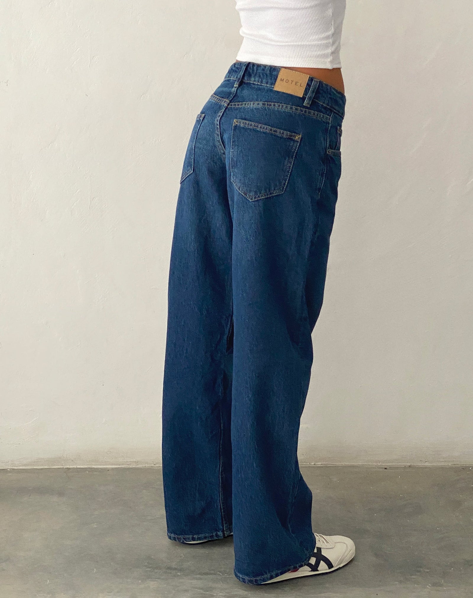 90s Blue Denim Low Rise Jeans  Parallel – motelrocks-com-us