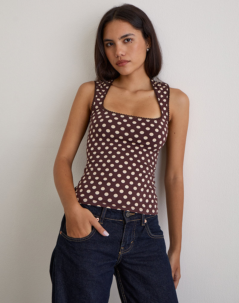 トップス Low classic HOLE POINT PRINT TOP 83071621_001_main.jpg