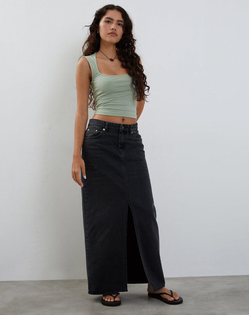 Desert Sage Crop Top | Jinsu – motelrocks-com-us