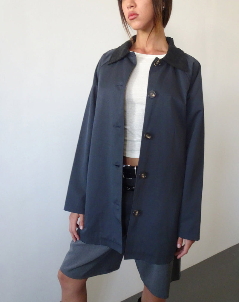 Setya Long Line Tailored Shorts in Charcoal main image 1