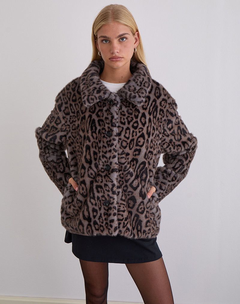 Warm Grey Leopard Jacket | Joji – motelrocks-com-us