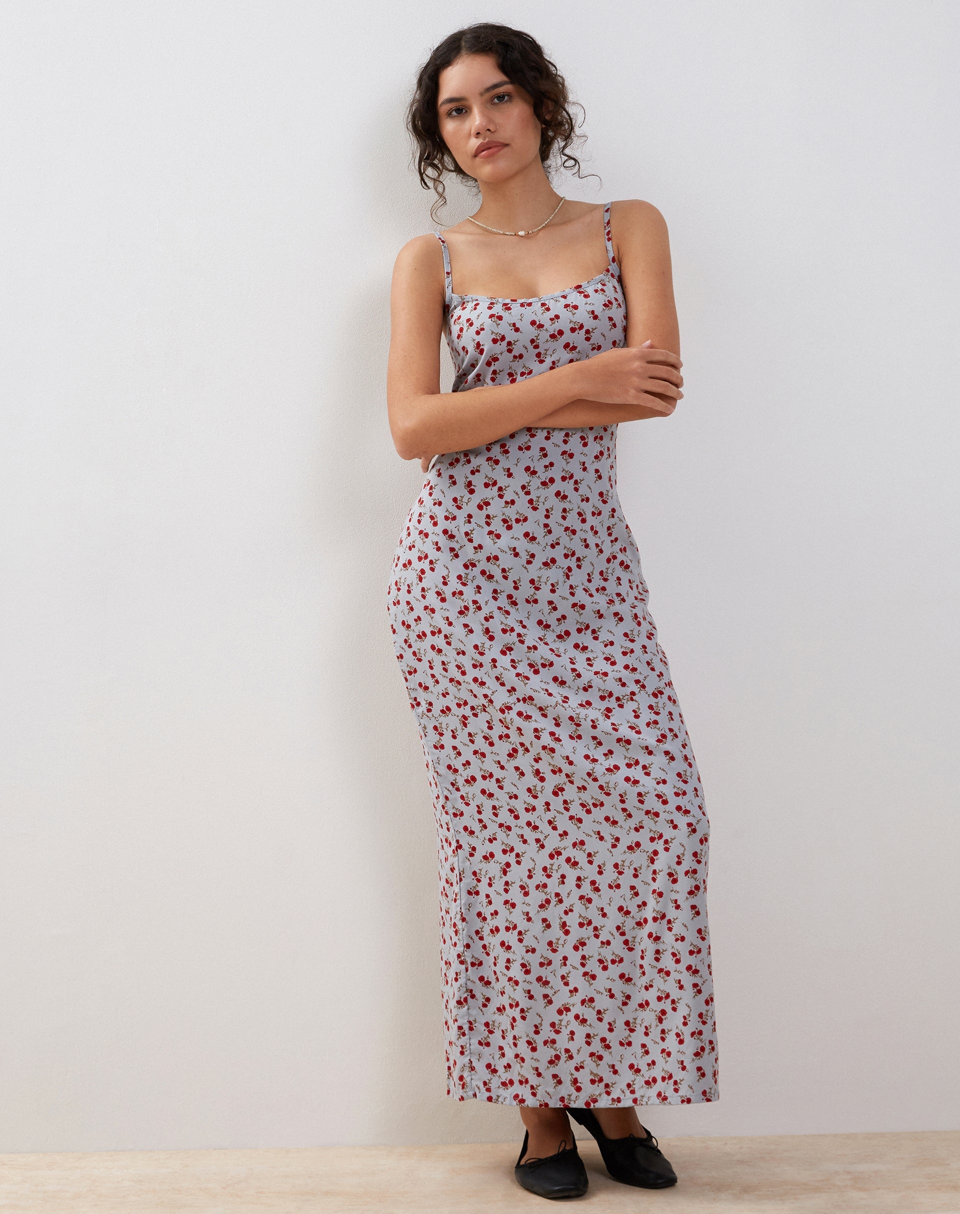 maxi floral slip dress Montce Petal Long Slip Dress