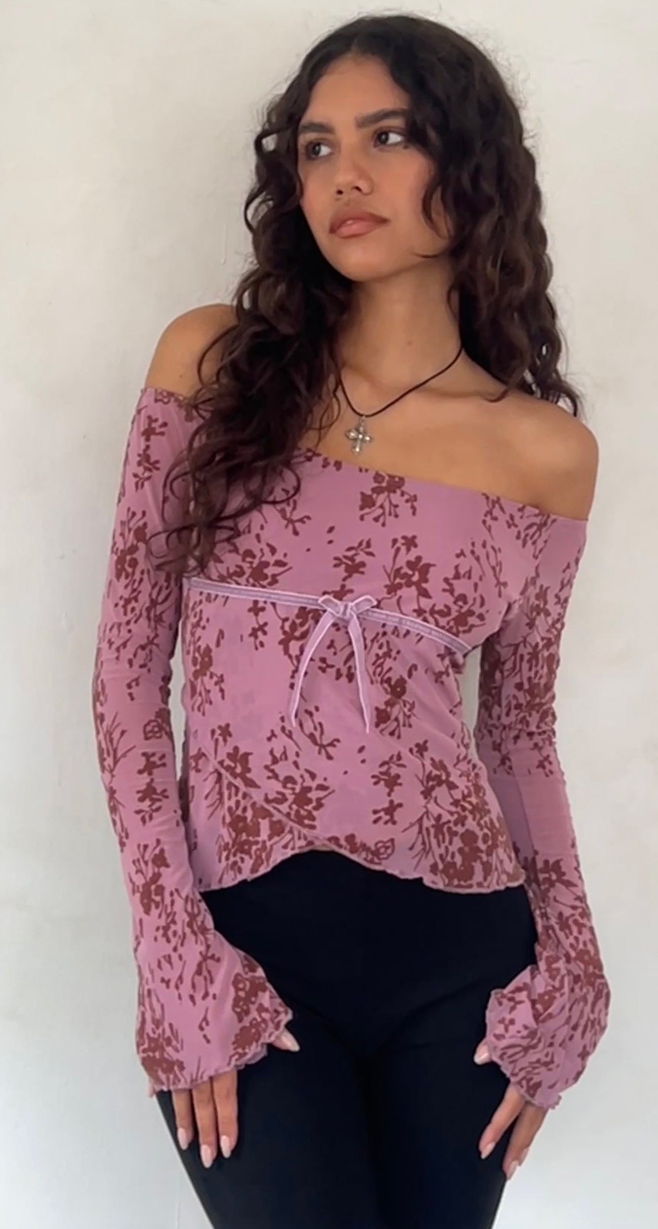 ARIETTY TOP MAUVE SHADOWS