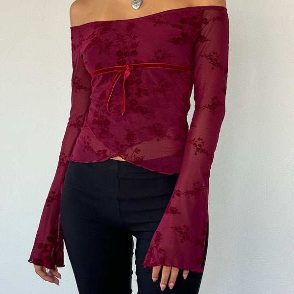 The Maren Botanical Strapless Top