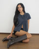 Image of Kaylan Shirt in Cord Navy