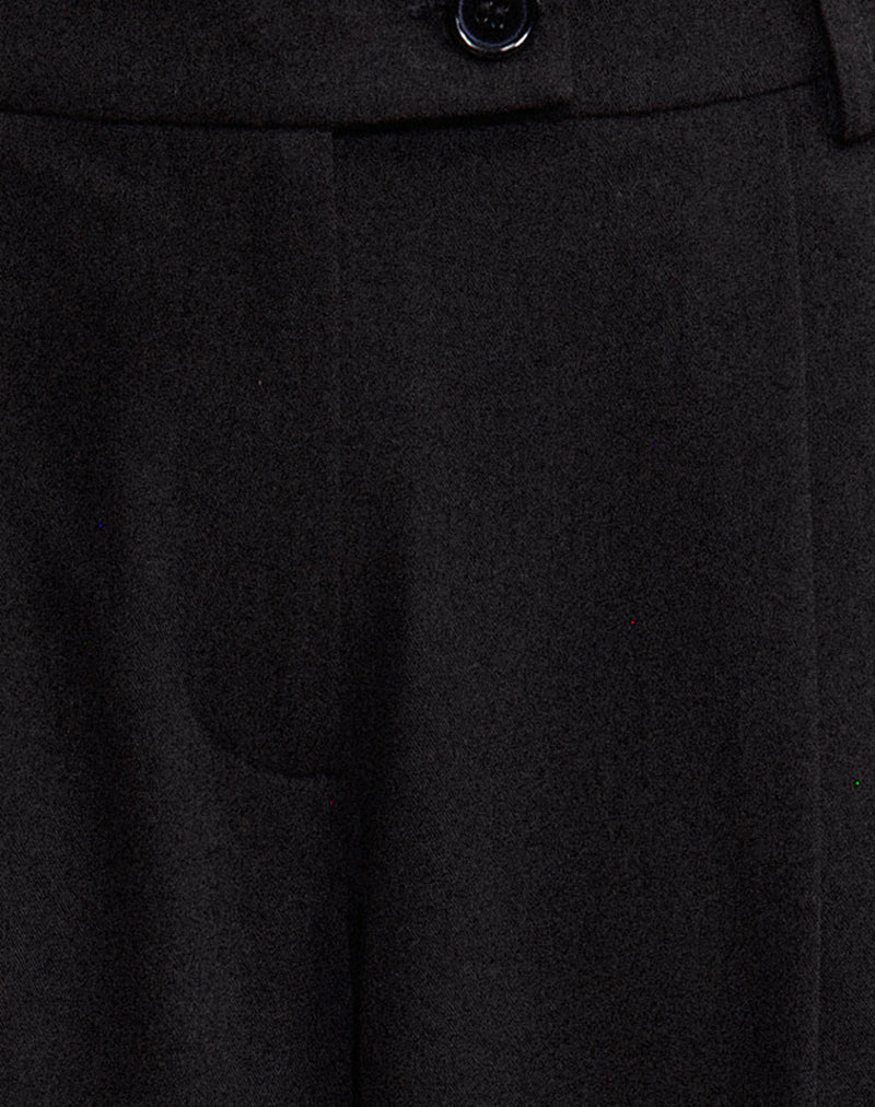 Black Oversized Wide Leg Trousers | Sakira – motelrocks-com-us