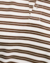 Brown with White Stripes