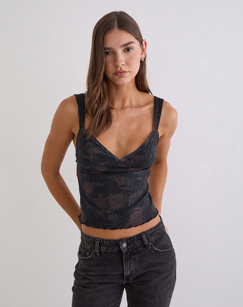 Image of Khory Cami Top in Dynamic Rose