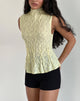 image of Kimbra Top in Textured Yellow