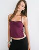 Image of Kindos Halter Top in Deep Purple