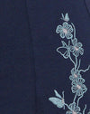 Navy Flower Emb