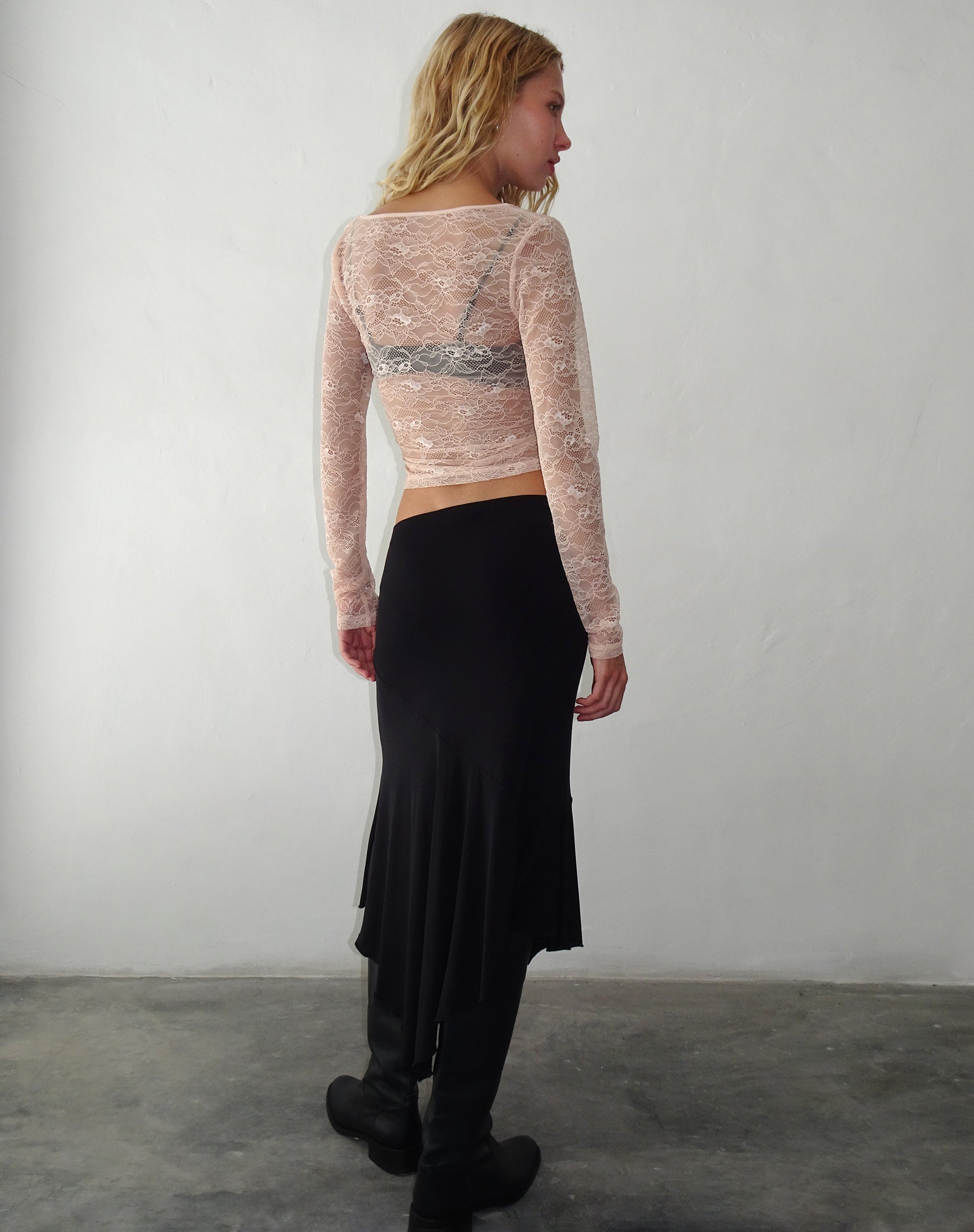 Kacha Cami Top in Blush Lace