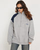 Image of Laksa Sweatshirt in Grey and Marl Navy