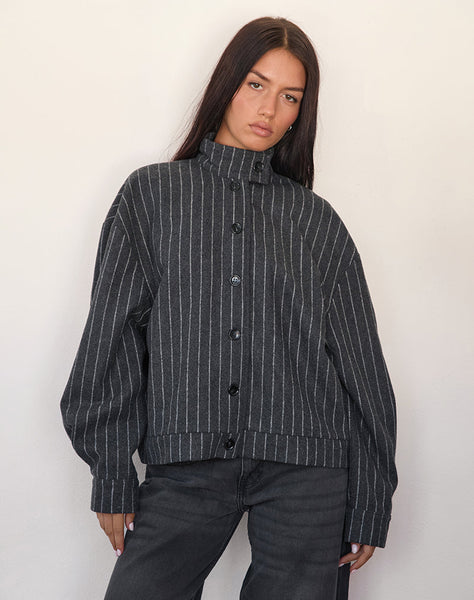 ジャケット・アウター Lad Musician T/W POPLIN PINSTRIPE Setup LASTIKA-JACKET-PINSTRIPE-