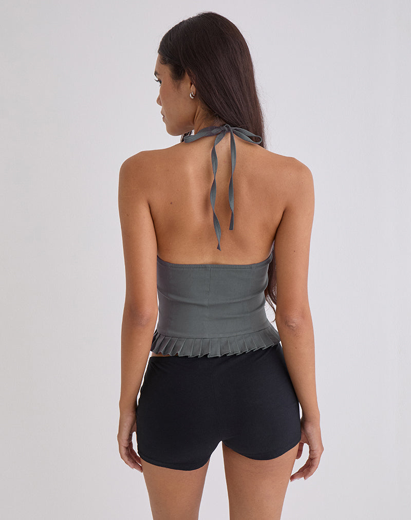 Image of Lavena Top in Tailoring Slate Grey