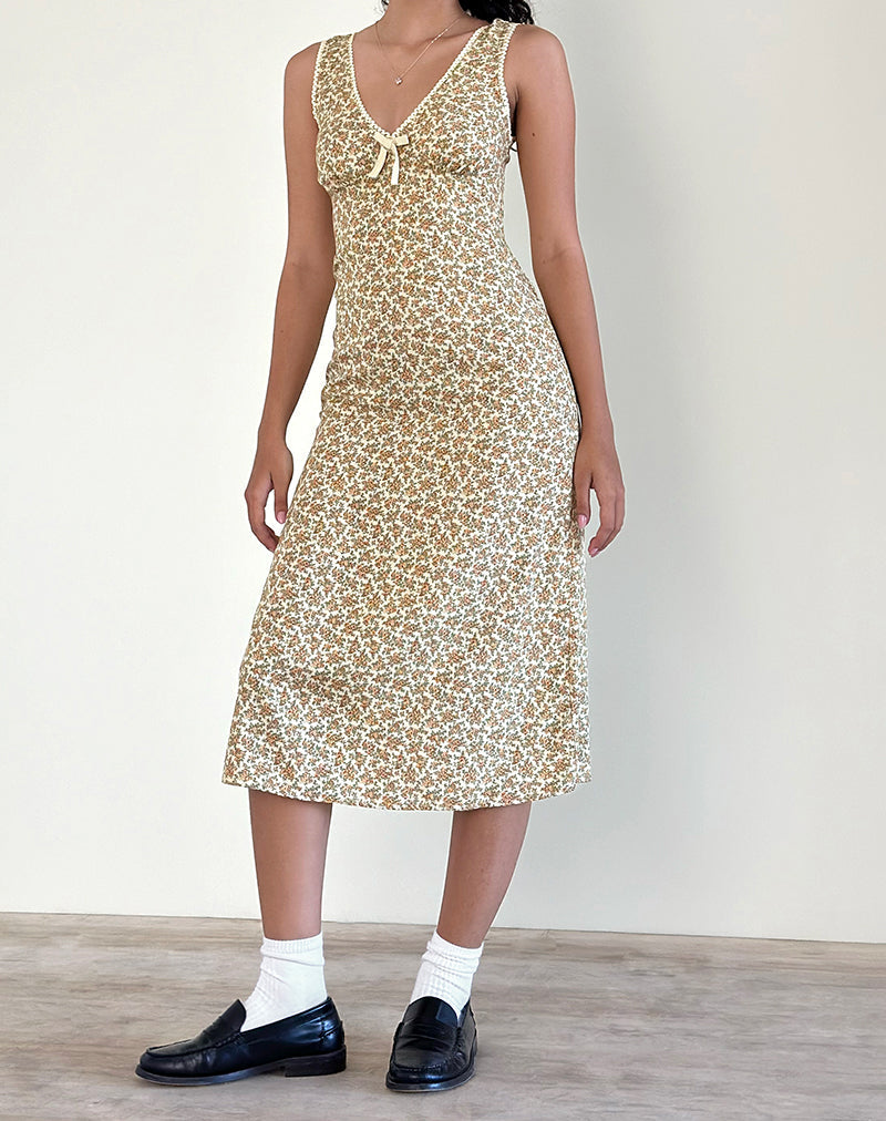 Image of Lavisha Midi Dress in Washed Ditsy