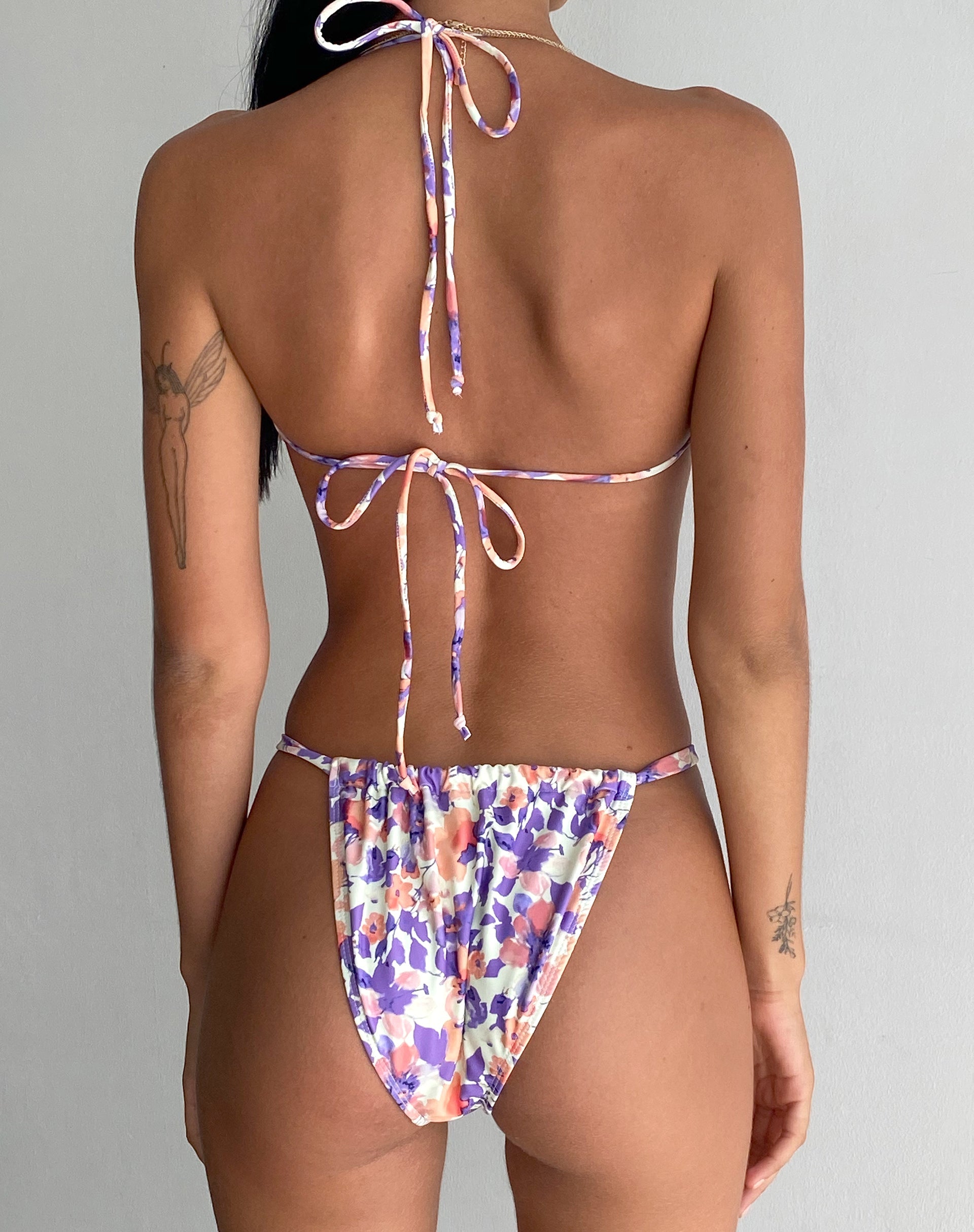 Image of Lawa Bikini Top in Multi Bright Floral