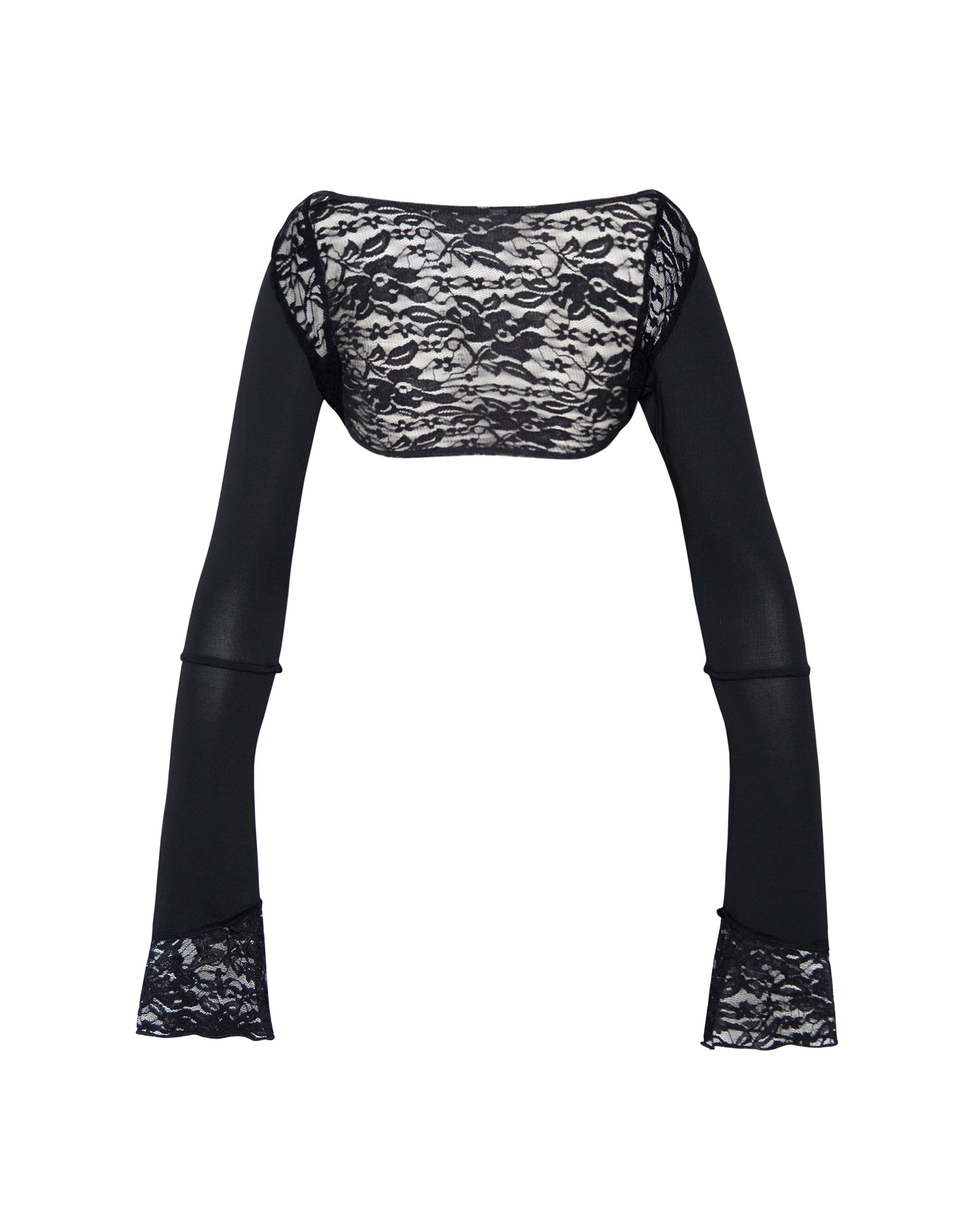 lace shrugs for dresses Allegra K Floral Lace Bolero Shrug for Women Elegant Long Sleeve Sheer Cropped Lace Cardigan X-Small Black at Amazon Women's Clothing store