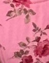 Pink Floral Bloom with Picot Trim